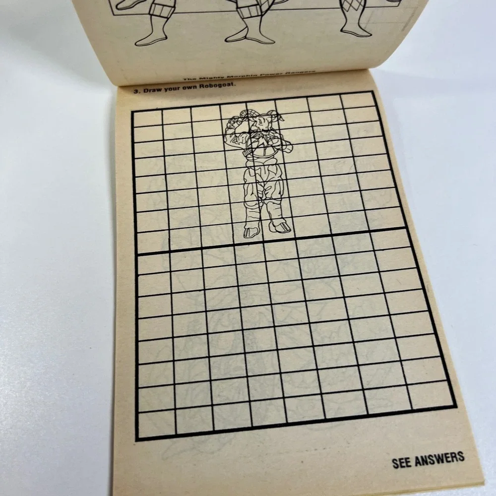 Vintage 1995 Mighty Morphin Power Rangers Coloring Activity Book Lord Zedd Saban